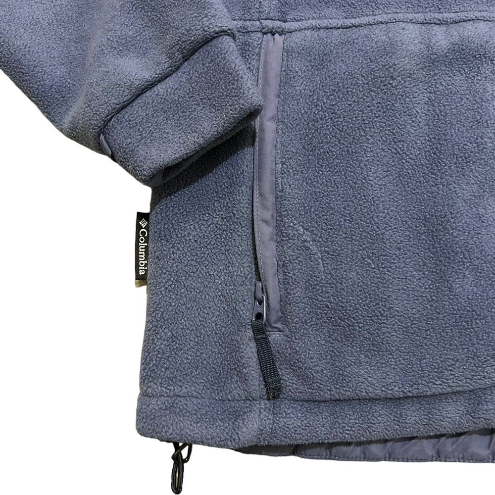 Columbia Fleece Women’s FullZip Jacket Blue Soft Shell Outer Interchange Medium - Picture 4 of 9